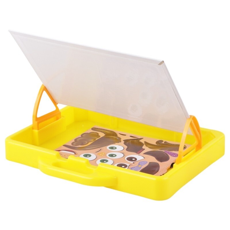 پازل مگنتی 41 تکه شکلک ها فرفره های رنگی پویا کد 010711