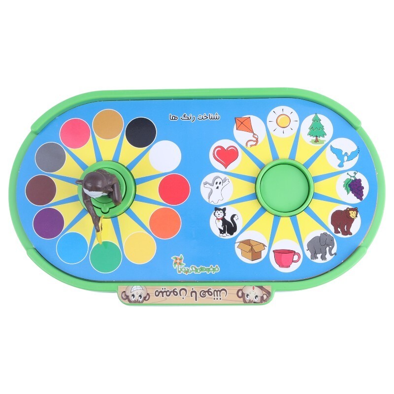 بازی فکری میمون باهوش فرفره های رنگی پویا کد 010237