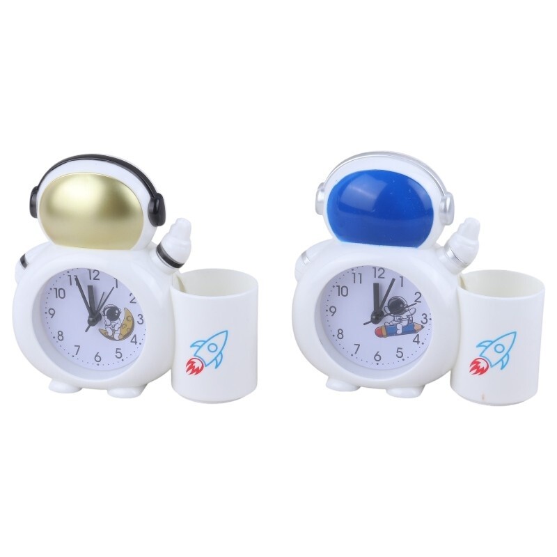 ساعت رومیزی زنگ دار طرح فضانورد NO.2306