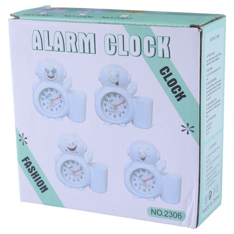 ساعت رومیزی زنگ دار طرح فضانورد NO.2306