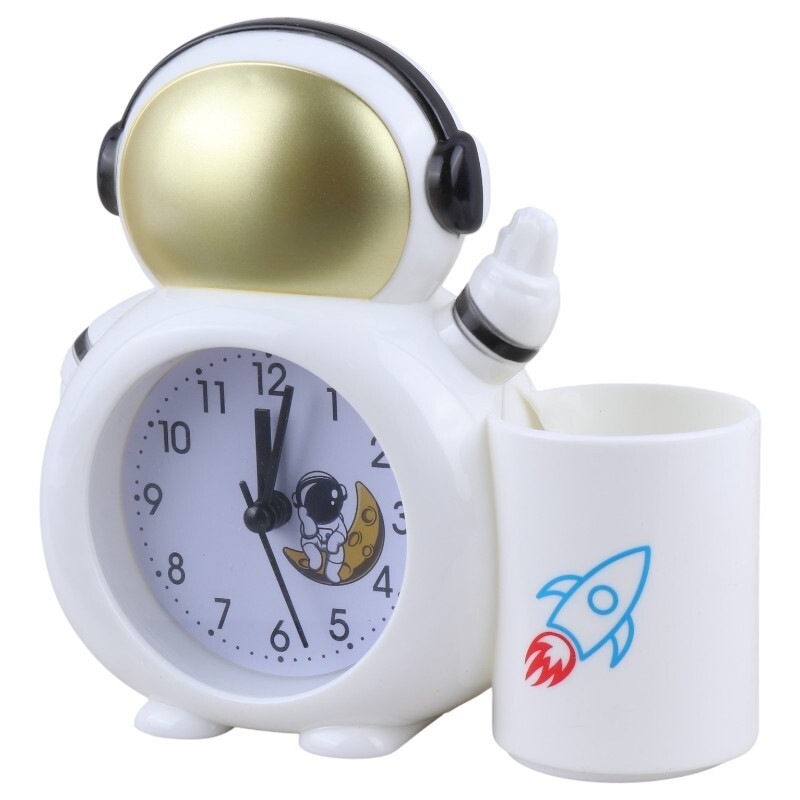 ساعت رومیزی زنگ دار طرح فضانورد NO.2306