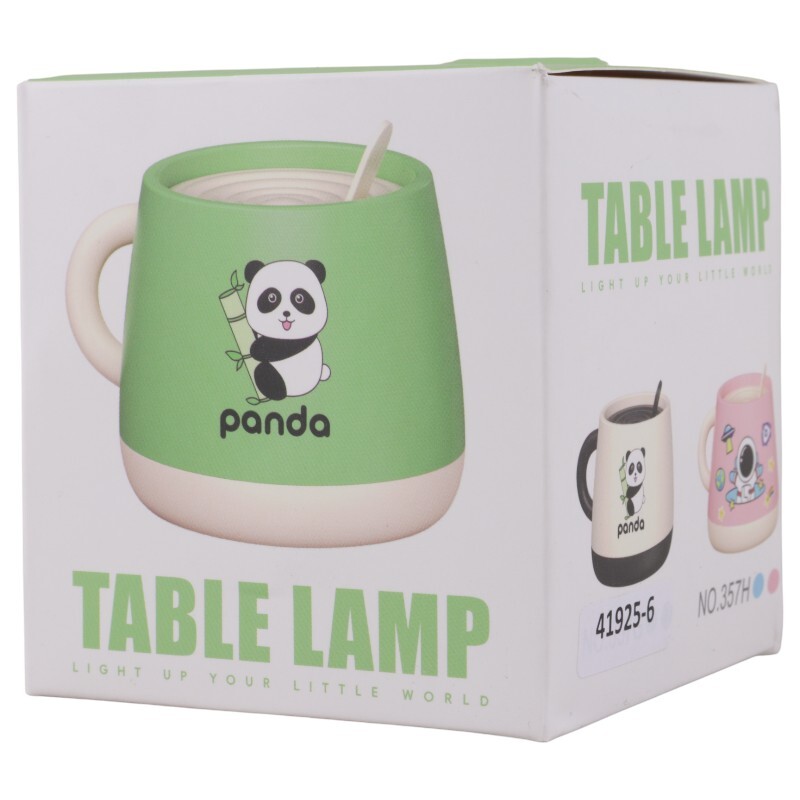 چراغ مطالعه شارژی طرح لیوانی پاندا 6-41925