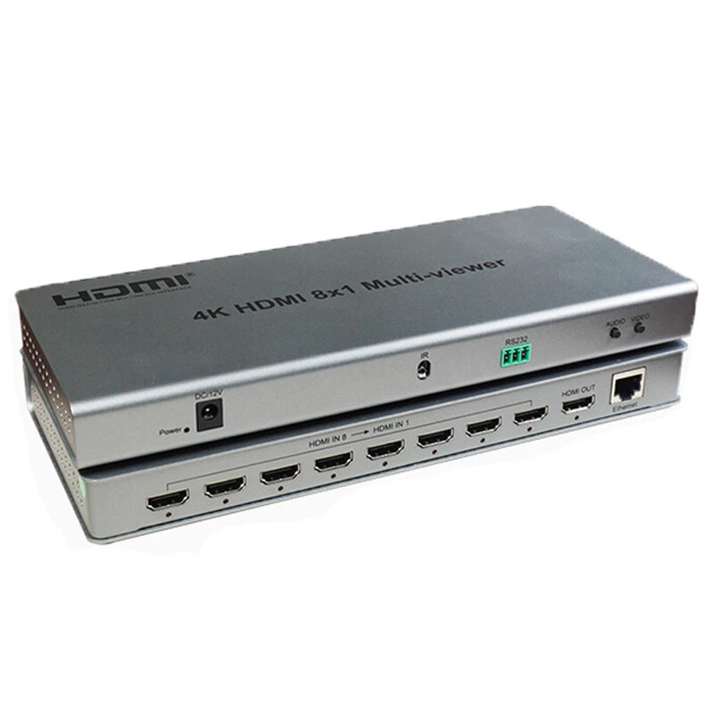 سوییچ کواد 8 پورت HDMI کی نت K-S628 + ریموت کنترل
