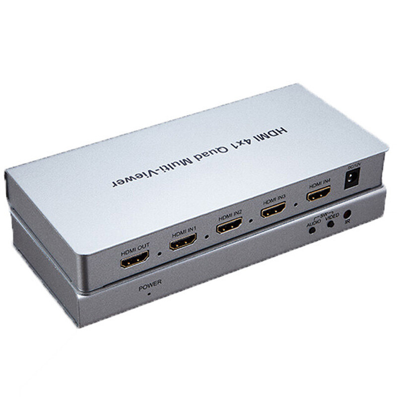 سوییچ کواد 4 پورت HDMI کی نت K-S614 + ریموت کنترل