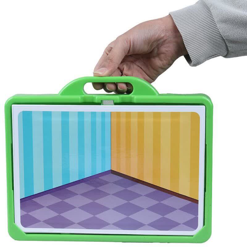 بازی فکری جورچین آهنربایی 22 تکه فرفره های رنگی پویا اتاق کوچک من کد 010364