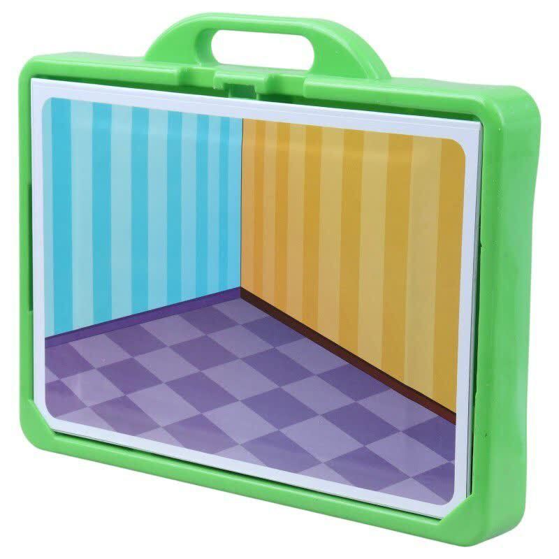 بازی فکری جورچین آهنربایی 22 تکه فرفره های رنگی پویا اتاق کوچک من کد 010364