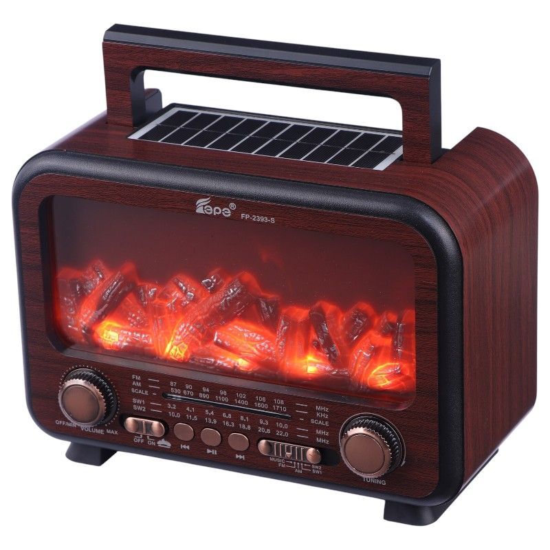 رادیو اسپیکر بلوتوثی خورشیدی فپ FP-2393-S