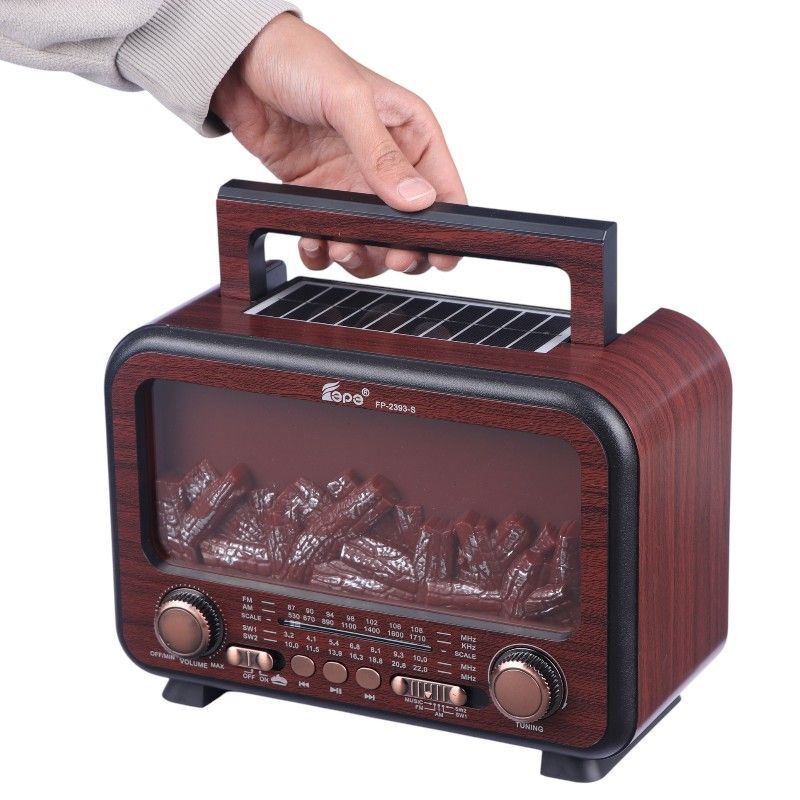 رادیو اسپیکر بلوتوثی خورشیدی فپ FP-2393-S