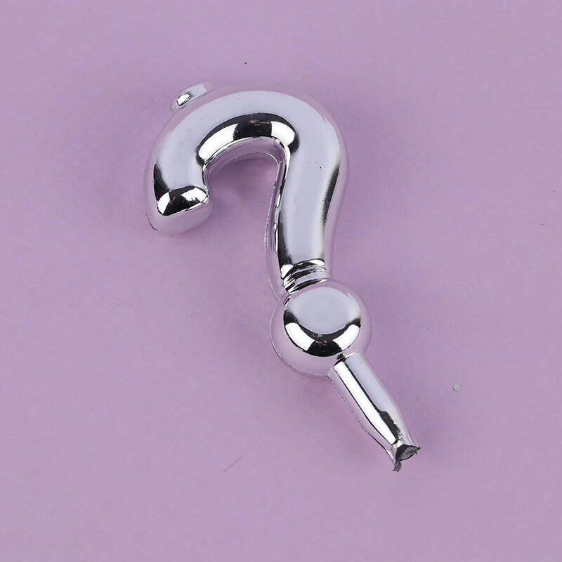 شمع تولد علامت سوال نقره ای مستر کندل Mini