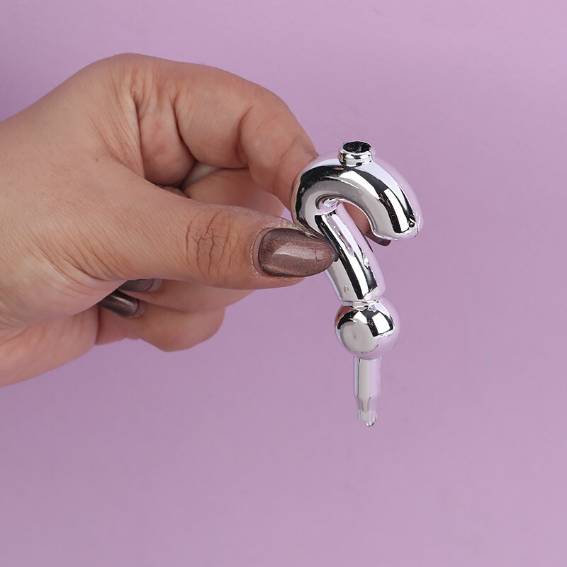 شمع تولد علامت سوال نقره ای مستر کندل Mini