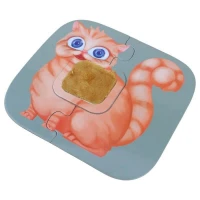 پازل لمسی 18 تکه فرفره های رنگی پویا طرح حیوانات Touch Puzzle کد 010982