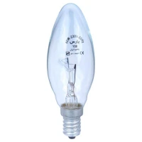 لامپ شمعی 40 وات شفاف پارس پایه E14 بسته 2 عددی