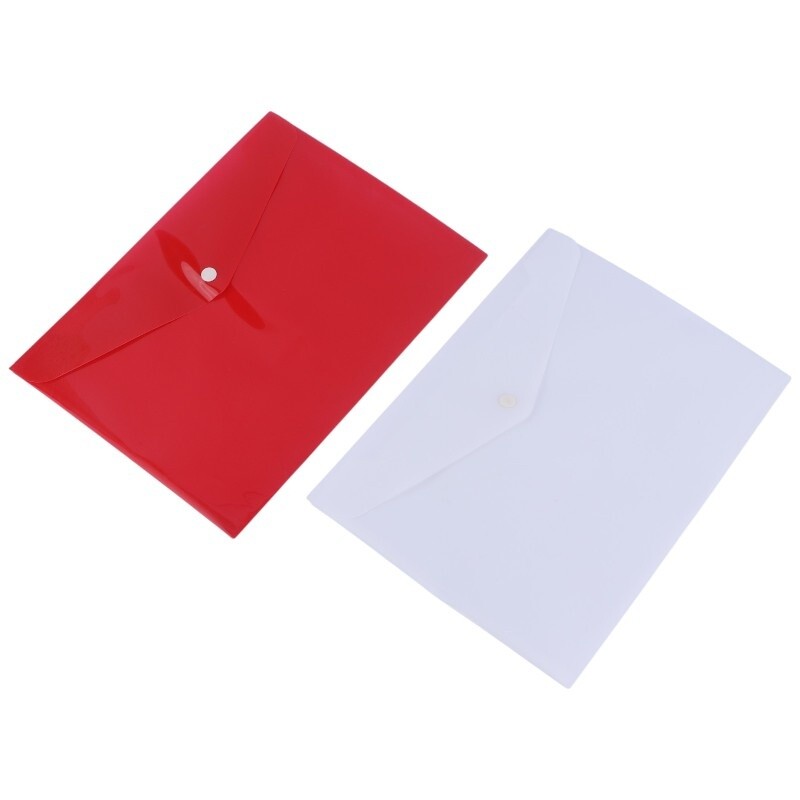 پوشه دکمه دار ساده مات A4 بسته 20 عددی کد 1