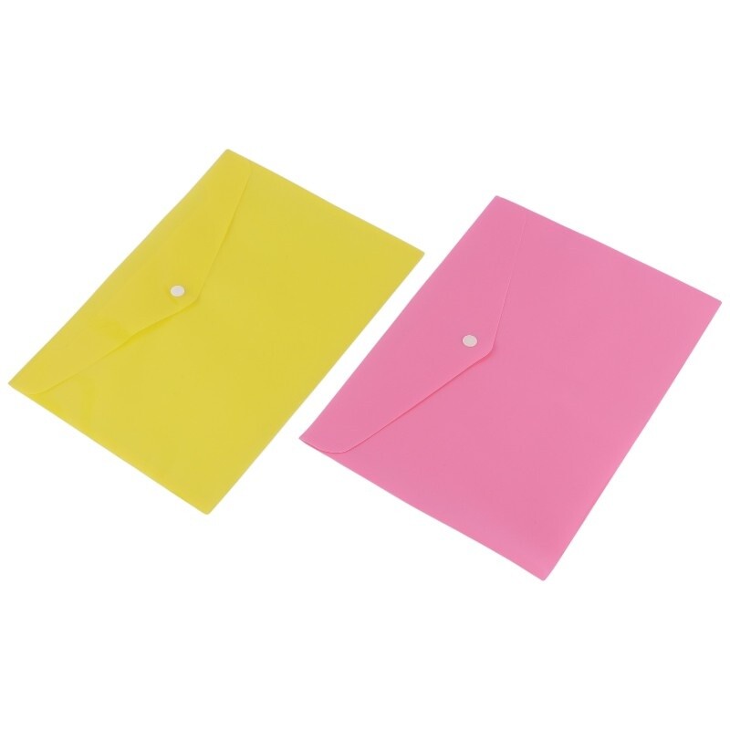 پوشه دکمه دار ساده مات A4 بسته 20 عددی کد 1