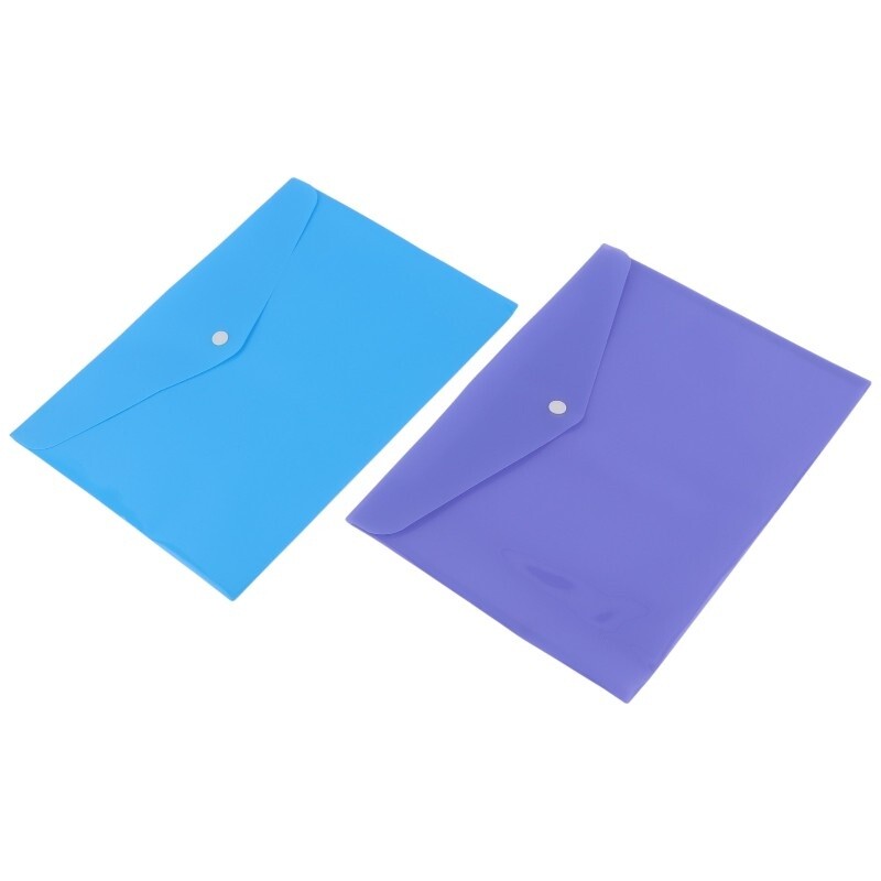 پوشه دکمه دار ساده مات A4 بسته 20 عددی کد 1