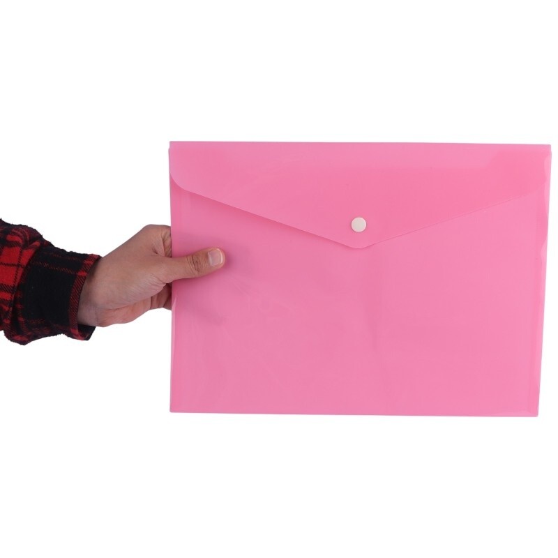 پوشه دکمه دار ساده مات A4 بسته 20 عددی کد 1