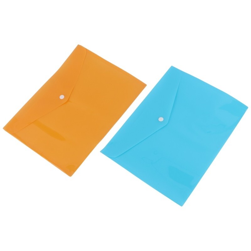 پوشه دکمه دار ساده مات A4 بسته 20 عددی کد 1