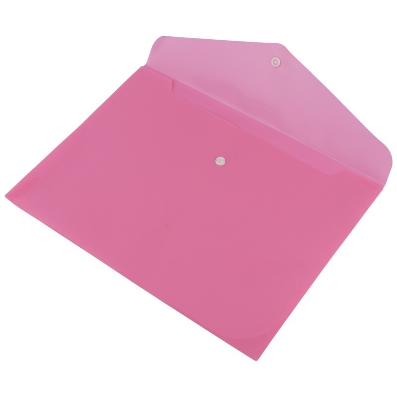 پوشه دکمه دار ساده مات A4 بسته 20 عددی کد 1