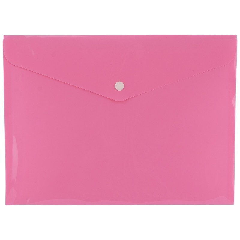 پوشه دکمه دار ساده مات A4 بسته 20 عددی کد 1