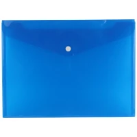 پوشه دکمه دار ساده شفاف A4 بسته 20 عددی کد 1