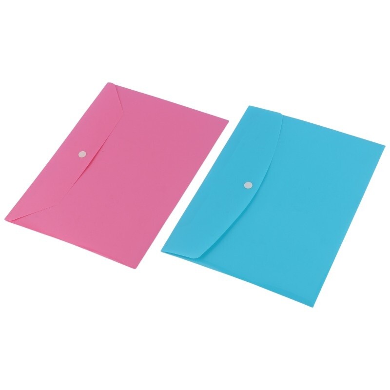 پوشه دکمه دار ساده مات A4 بسته 15 عددی