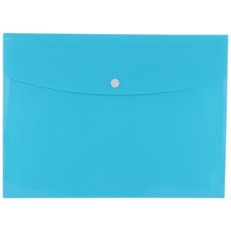 پوشه دکمه دار ساده مات A4 بسته 15 عددی