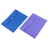 پوشه دکمه دار ساده مات A4 بسته 15 عددی