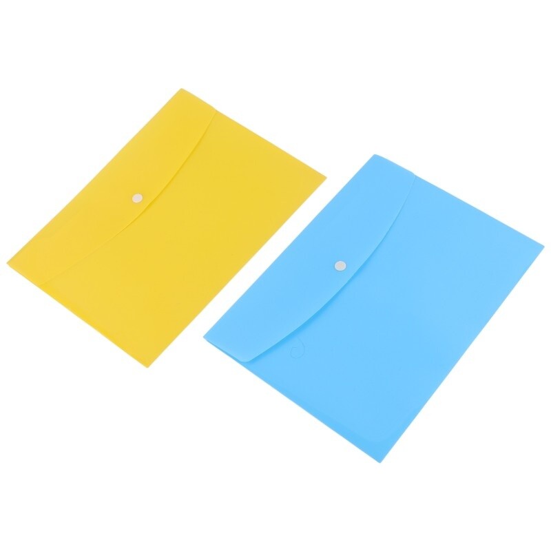 پوشه دکمه دار ساده مات A4 بسته 15 عددی