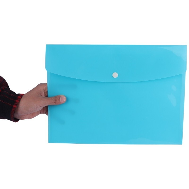 پوشه دکمه دار ساده مات A4 بسته 15 عددی