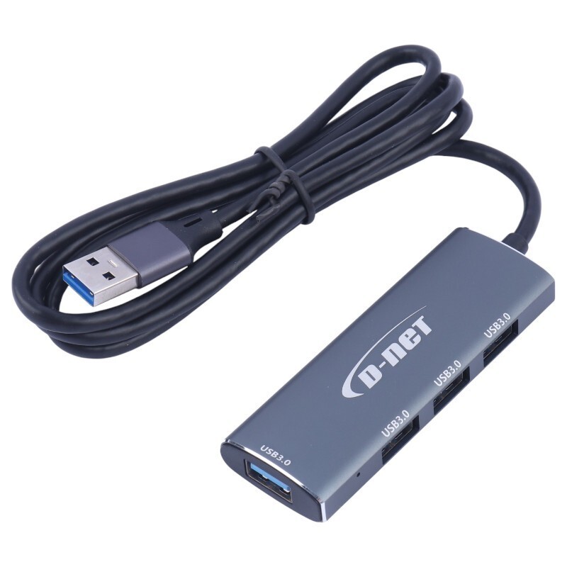 هاب 4 پورت USB 3.0 دی نت DT-430 طول 1.2 متر