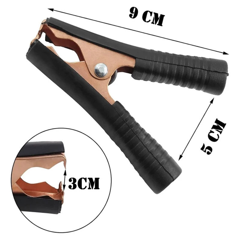 گیره سوسماری سرباتری سایز 4 کد 09 بسته 2 عددی