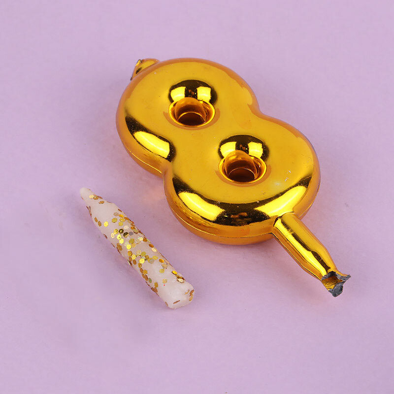 شمع تولد اعداد طلایی مستر کندل Mini