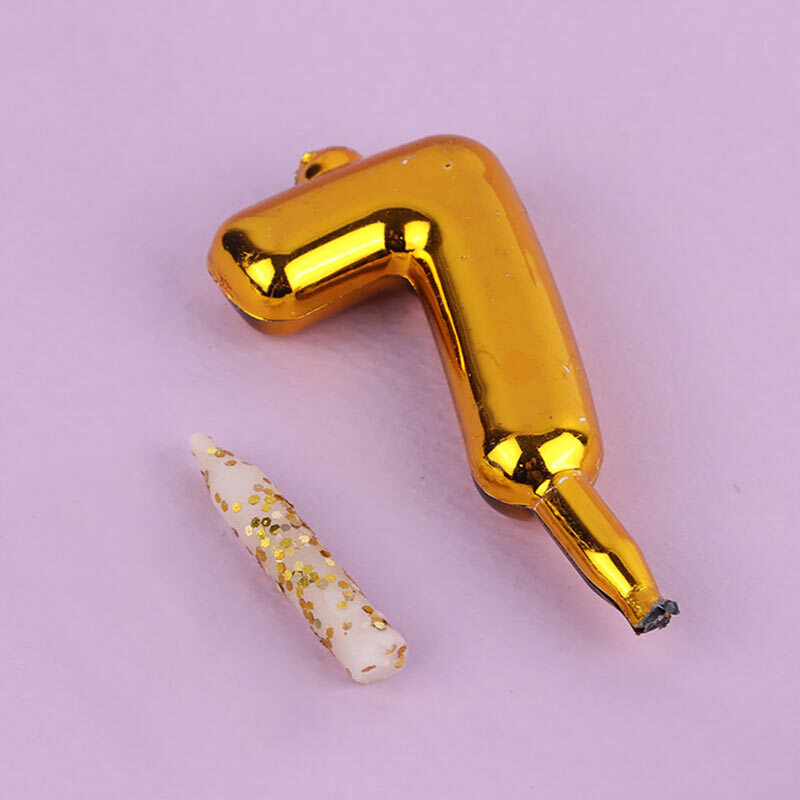 شمع تولد اعداد طلایی مستر کندل Mini