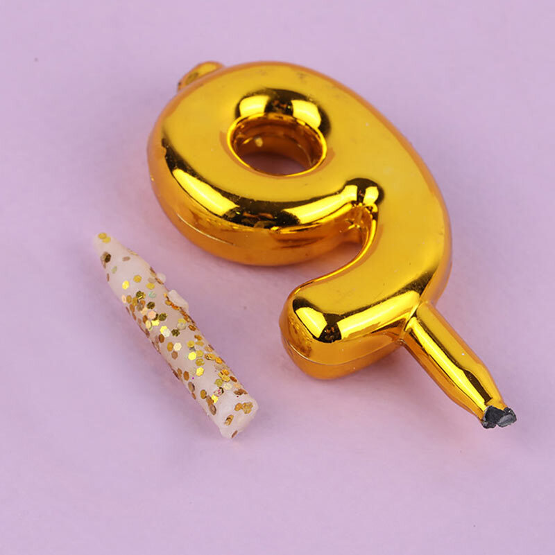 شمع تولد اعداد طلایی مستر کندل Mini