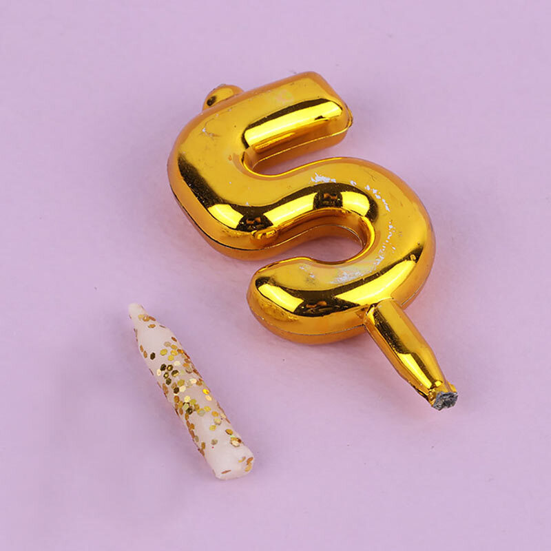 شمع تولد اعداد طلایی مستر کندل Mini