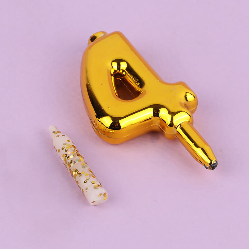 شمع تولد اعداد طلایی مستر کندل Mini