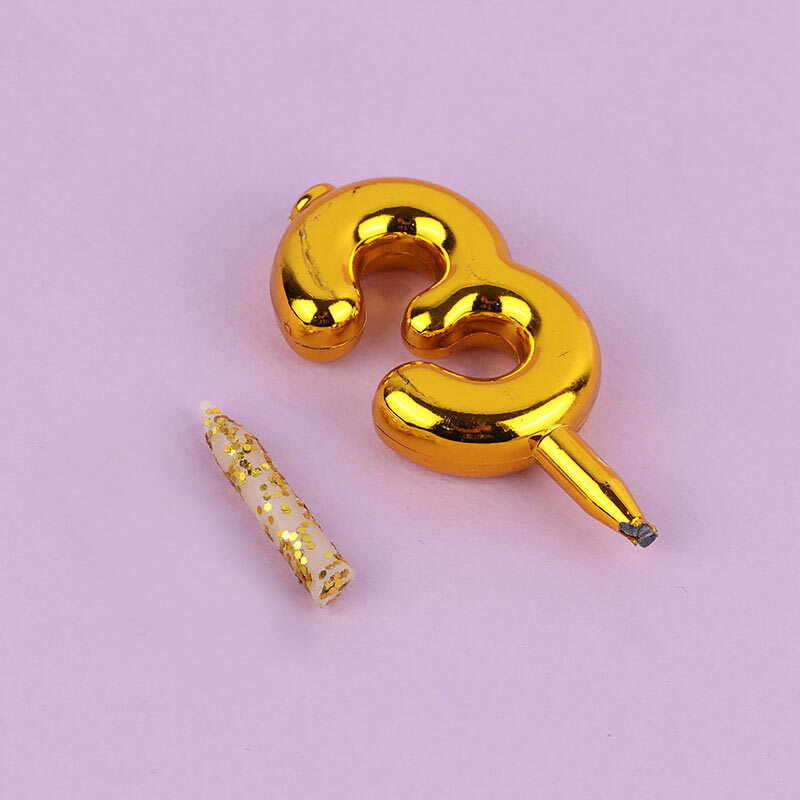 شمع تولد اعداد طلایی مستر کندل Mini