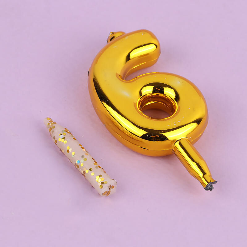 شمع تولد اعداد طلایی مستر کندل Mini