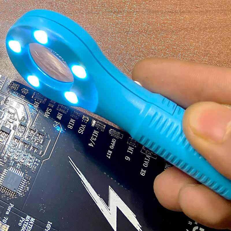 ذره بین چراغ دار Code 12-01 25mm