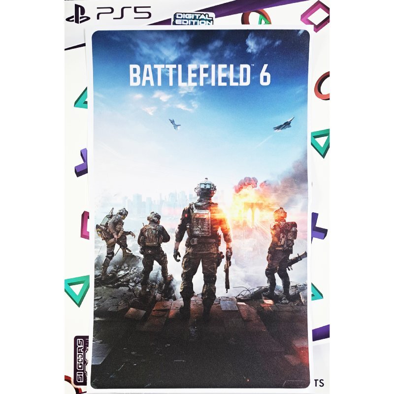 اسکین پلی استیشن 5 اسلیم دیجیتال گیم اور طرح Battlefield 6 کد 2