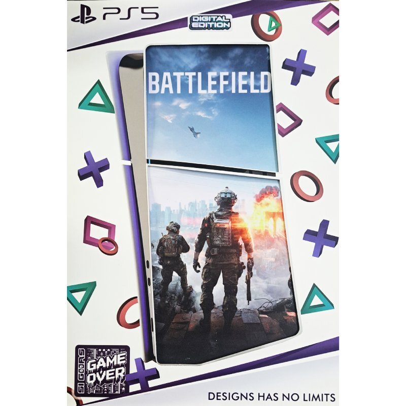 اسکین پلی استیشن 5 اسلیم دیجیتال گیم اور طرح Battlefield 6 کد 2