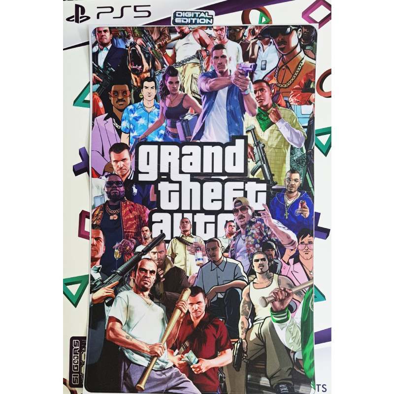اسکین پلی استیشن 5 اسلیم دیجیتال گیم اور طرح GTA
