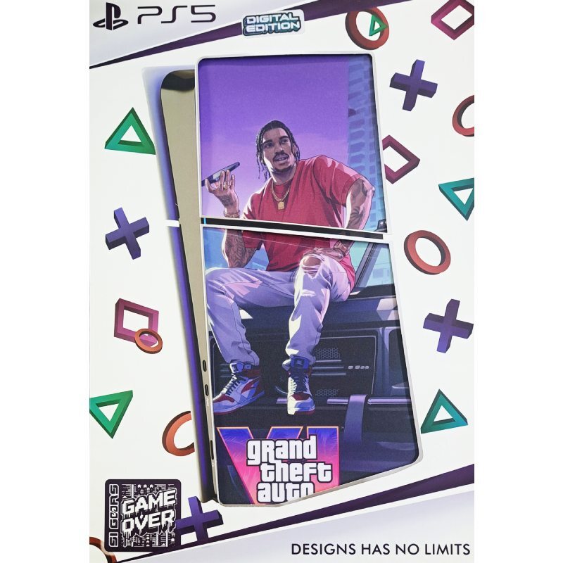 اسکین پلی استیشن 5 اسلیم دیجیتال گیم اور طرح GTA VI