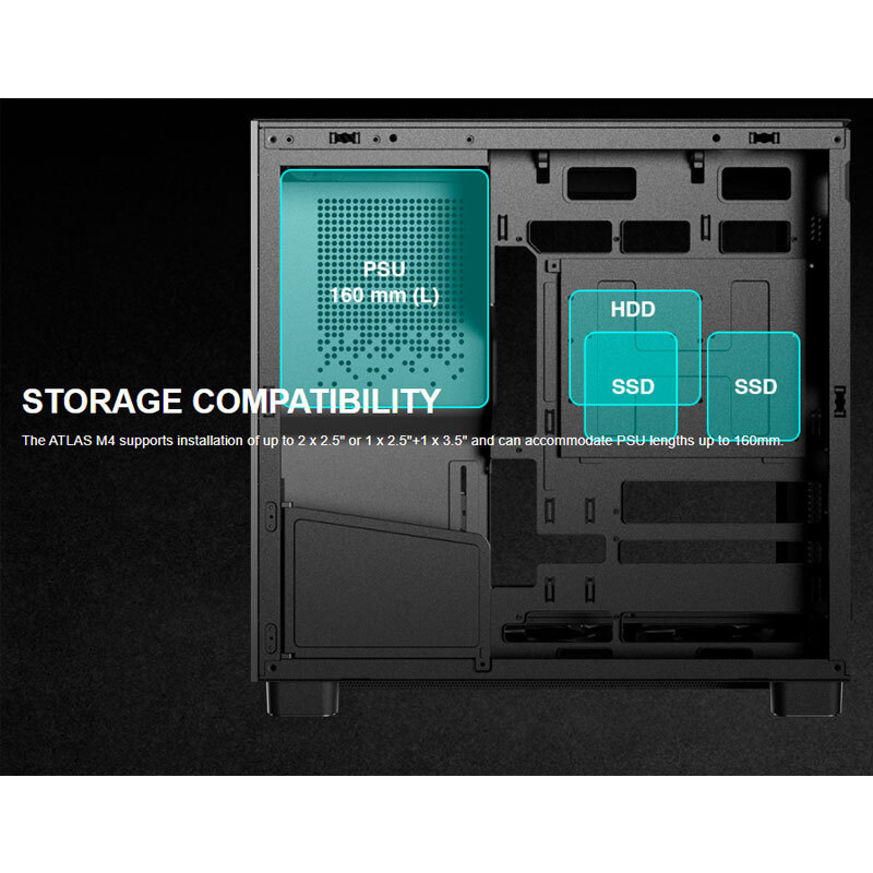 کیس کامپیوتر گیم دیاس Gamdias Atlas M4