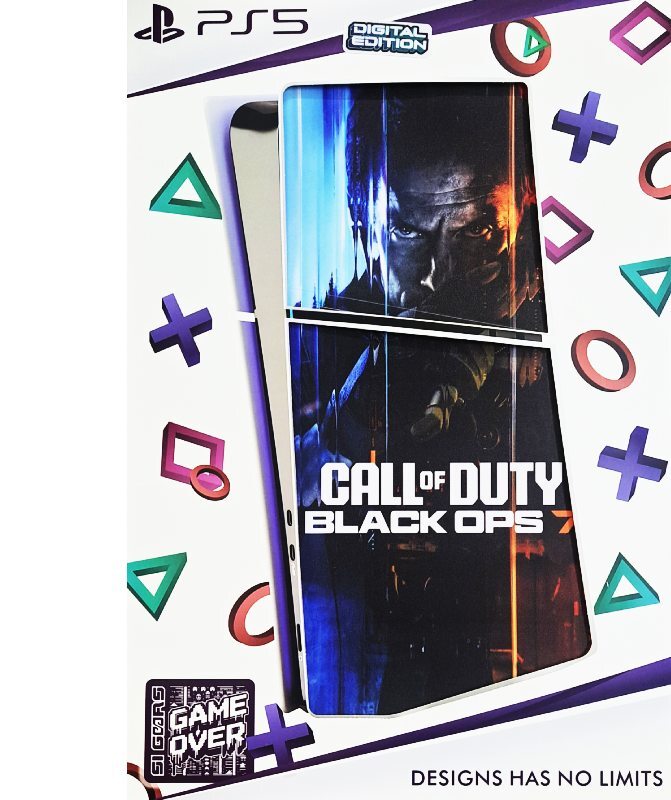 اسکین پلی استیشن 5 اسلیم دیجیتال گیم اور طرح Call of Duty Black Ops 7