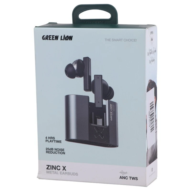 هندزفری بلوتوثی گرین لاین Zinc X GL-TWS52 GNZINANCXBK