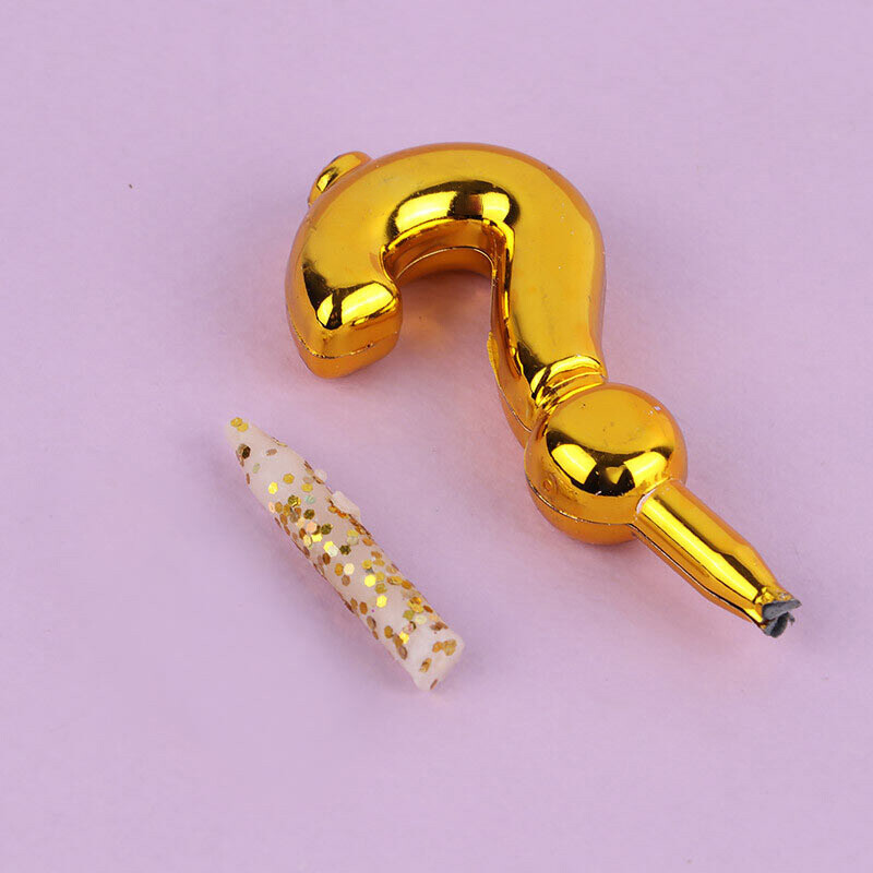 شمع تولد علامت سوال طلایی مستر کندل Mini