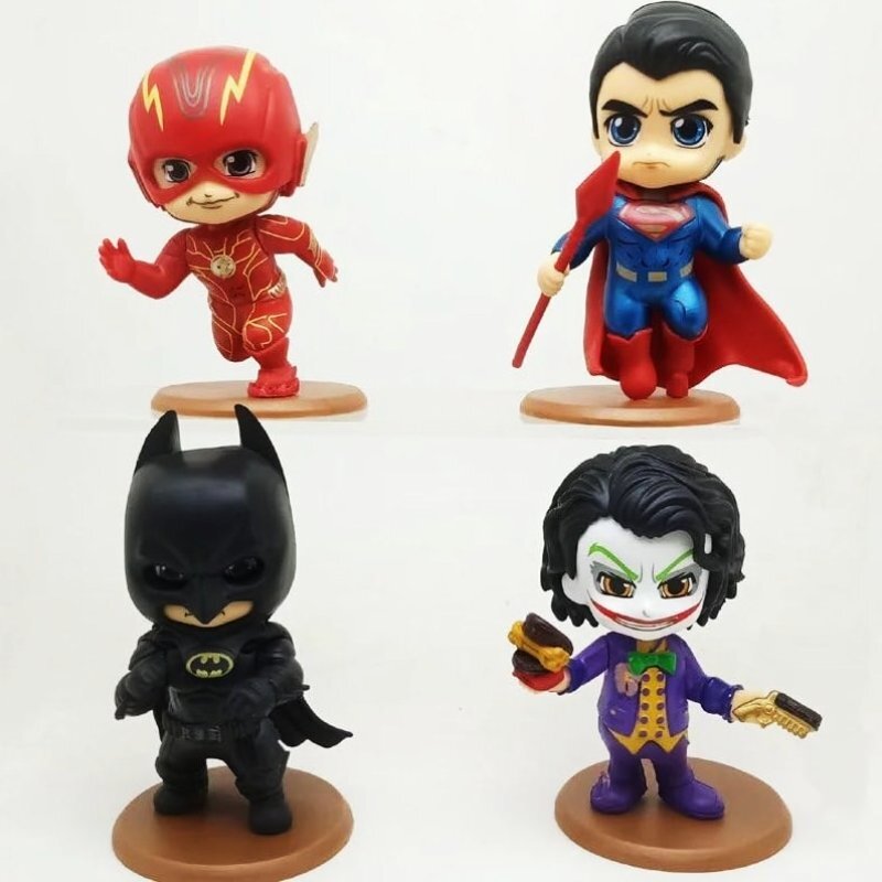 اکشن فیگور طرح DC Comics Characters کد 1105-6 بسته 4 عددی