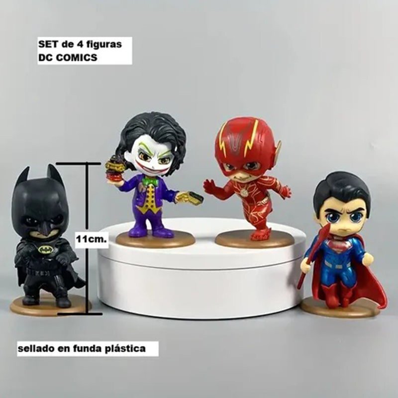 اکشن فیگور طرح DC Comics Characters کد 1105-6 بسته 4 عددی