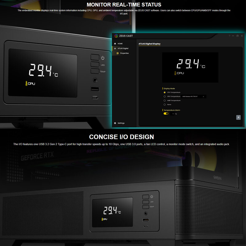 کیس کامپیوتر گیم دیاس Gamdias Atlas P2 CG